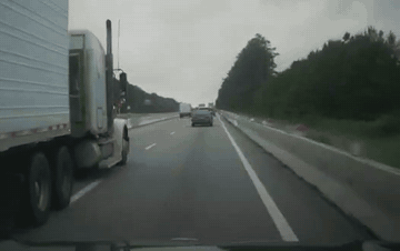 Truck cut-in