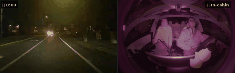 Nighttime drive